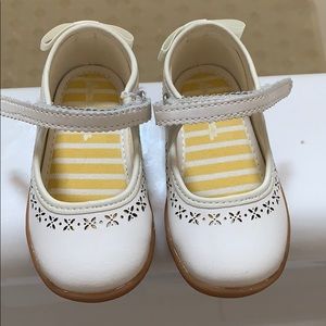 Hanna Andersson new leather white maryjane sandals